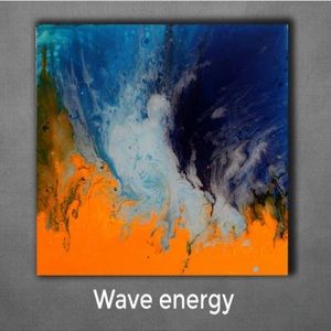 Wave Energy,  mixed media on canvas